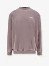 Represent Owners Club Cotton Sweatshirt With Frontal Logo Print In Brown