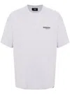 Represent Grey Cotton T-shirt With Logo In White