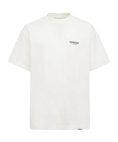 REPRESENT REPRESENT OWNERS CLUB LOGO PRINTED CREWNECK T-SHIRT
