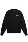 Represent Mens Black Owners' Club Graphic-print Relaxed-fit Cotton-jersey Sweatshirt Xs
