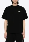 Represent Owners Club Logo Printed Crewneck T-shirt In Black