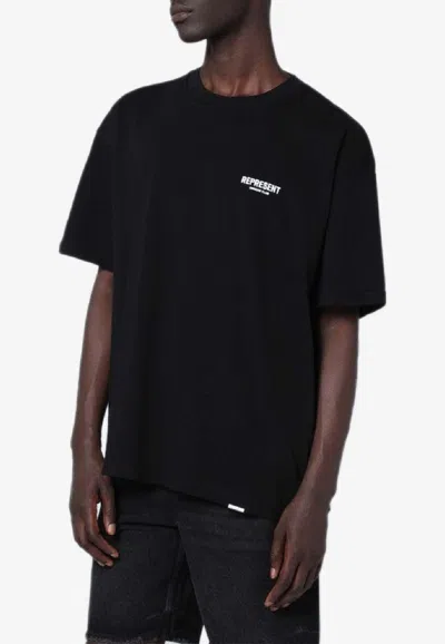 Represent Owners Club Crewneck T-shirt In Black