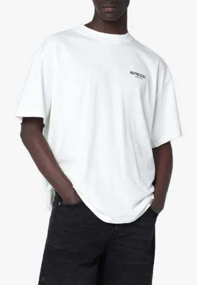 Represent Owners Club Crewneck T-shirt In White