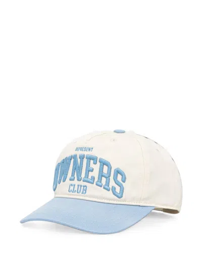 Represent Owners Club Embroidered Cap In White