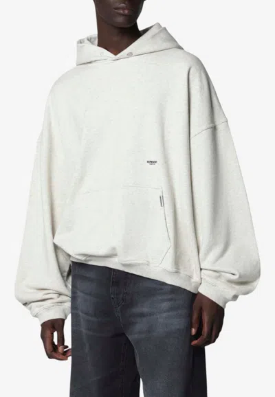 Represent Owners Club Hooded Sweatshirt In Cream