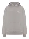 Represent Grey Hoodie With Logo Lettering On The Front And Maxi Logo Print On The Rear