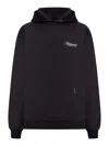 Represent Black Hoodie With Logo Lettering Detail On The Front And Maxi Logo Print On The Rear
