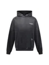 Represent Relaxed Fit Hoodie With Graphic Back And Subtle Logo In Gray