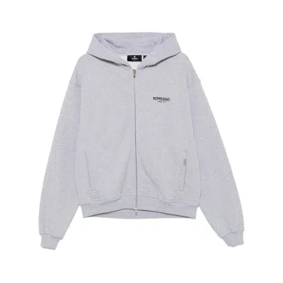 Represent Owners Club Hoodie In Gray
