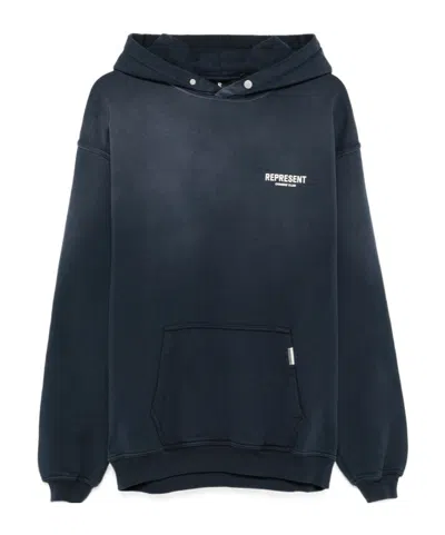 Represent Owners Club Hoodie In Blue