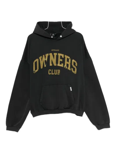 Represent Owners Club Hoodie In Black