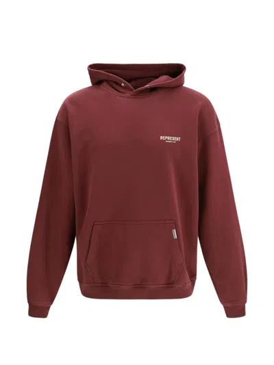 Represent Owners Club Hoodie In Brown
