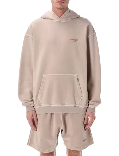 Represent Owners Club Hoodie In Neutral