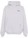 Represent Owners Club Logo Cotton Hoodie In Grau