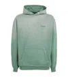 Represent Relaxed Fit Cotton Hoodie With Printed Logo In Green