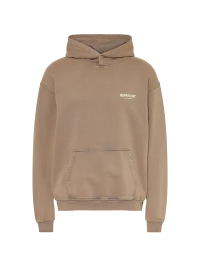 Represent Owners Club Hoodie In Neutral