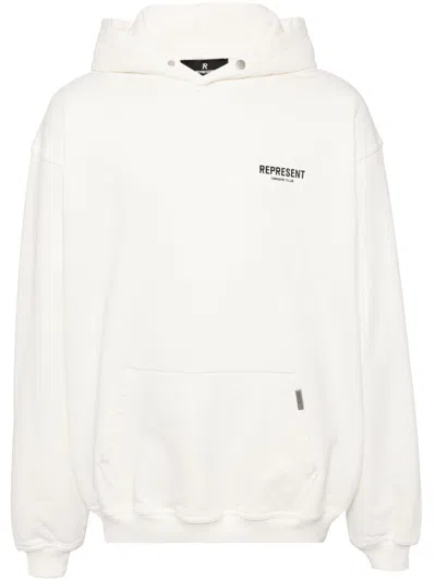Represent Owners Club Hoodie In White