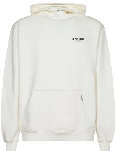 Represent Owners Club Hoodie In White