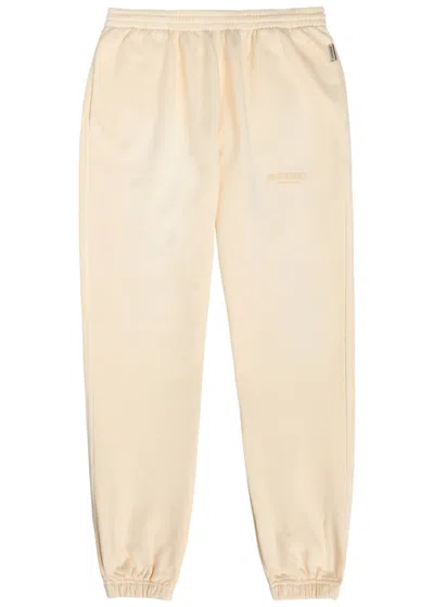 Represent Owners Club Logo-print Cotton Sweatpants In White