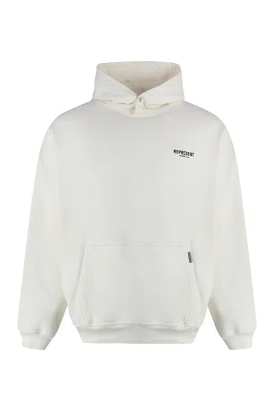 Represent Cotton Owners Club Hoodie In White