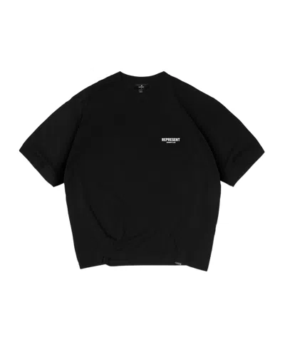 Represent Owners Club Logo T-shirt In Black