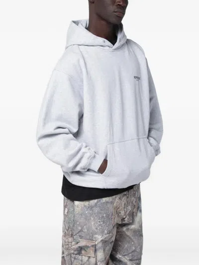 Represent Grey Oversized Hoodie In Gray