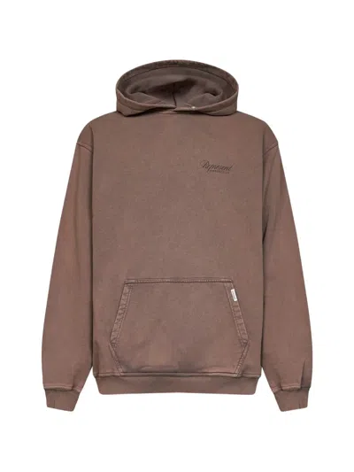 Represent Owners Club Script Hoodie In Brown