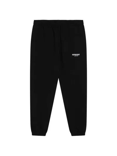 Represent Owners Club Logo-print Track Pants In Animal Print