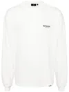 Represent Long-sleeved Sweatshirt In White