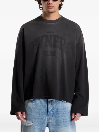 Represent Owners Club Long-sleeve T-shirt In Black