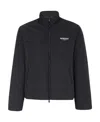 Represent High Neck Jacket With Zip Closure In Black