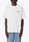 Represent Graphic Print Crew Neck T-shirt In White