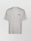 Represent White Crewneck T-shirt With With Front And Back Owners Club Print In Cotton Man