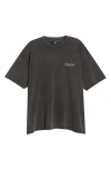 Represent Owners' Club Script Graphic T-shirt In Gray