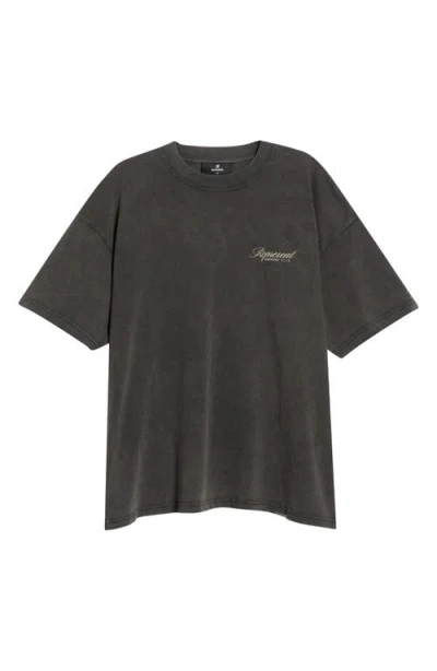 Represent Owners' Club Script Graphic T-shirt In Gray