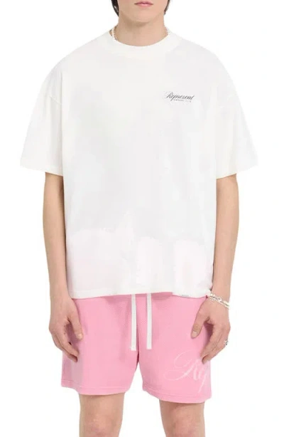 Represent Owners' Club Script Graphic T-shirt In White