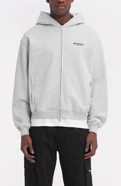 REPRESENT REPRESENT OWNERS' CLUB SCRIPT GRAPHIC ZIP HOODIE