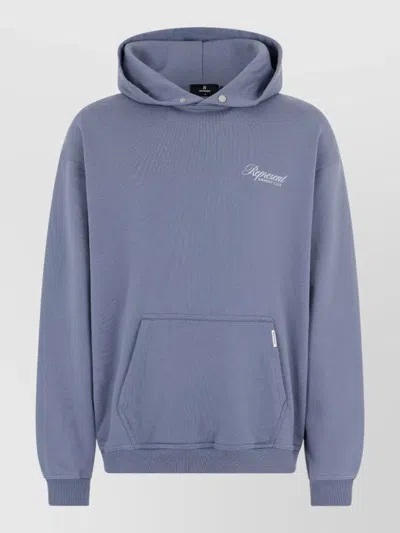 Represent Owners Club Script Hooded Sweatshirt In Blue