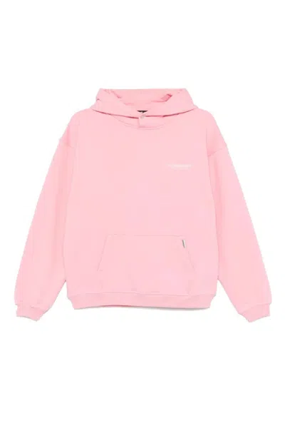 Represent Owner's Club Cotton Hoodie In Pink