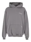 Represent Grey Hoodie With Logo Lettering On The Front And Maxi Logo Print On The Rear