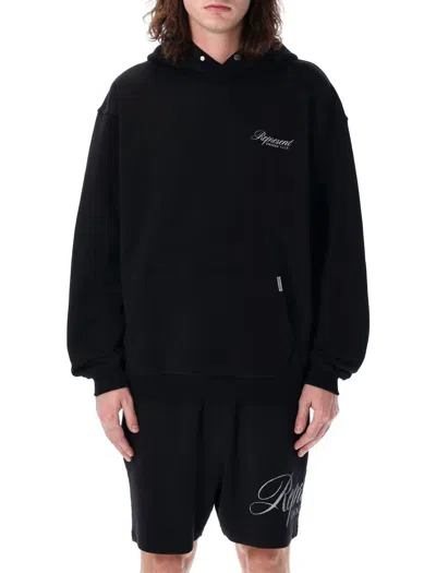 Represent Owners Club Script Hoodie In Black