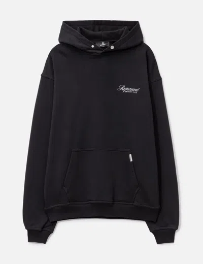 Represent Owners Club Script Hoodie In Black