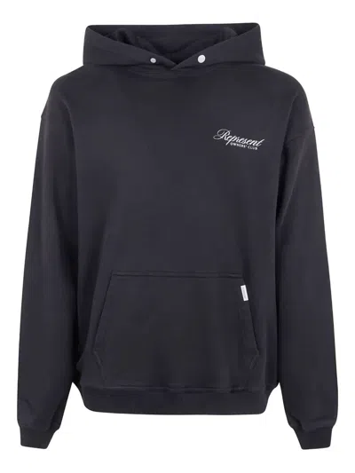 Represent " Owners Club Script" Hoodie In Black