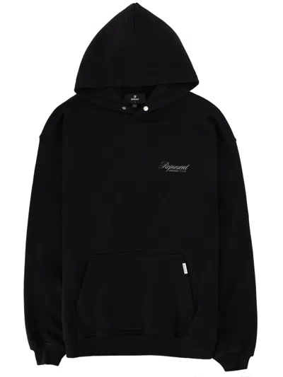 Represent Owners Club Script Hoodie In Black