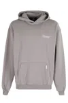 Represent Spacious Hoodie With Contrasting Graphic In Gray