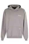 Represent Grey Hoodie With Logo Lettering On The Front And Maxi Logo Print On The Rear In Cotton Man In Gray