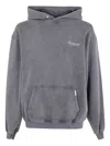 Represent Logo-print Hoodie In Gray