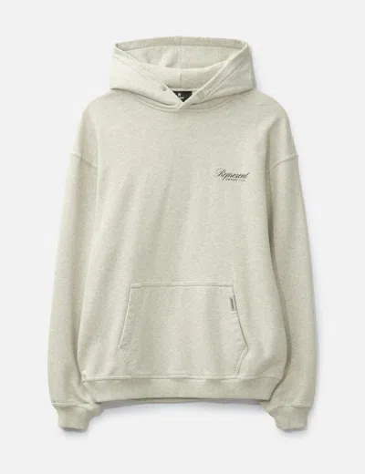 Represent Owners' Club Script Hoodie In Neutral