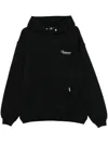Represent Black Hoodie With Logo Lettering Detail On The Front And Maxi Logo Print On The Rear In Cotton Man