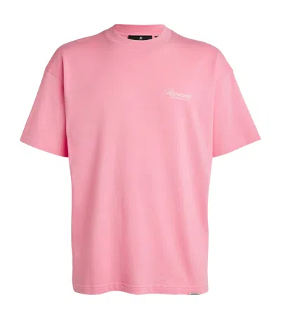Represent Owners Club Script Logo T-shirt In Pink